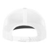 112+ R-Flex Adjustable Trucker Cap - White back Richardson 112PL - 112+ R-Flex Adjustable Trucker Cap