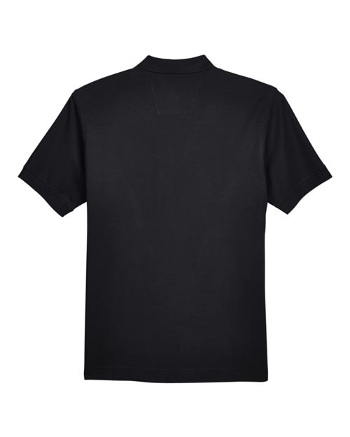 Men's Pima Piqué Polo - Black back Devon & Jones D100 - Men's Pima Piqué Polo