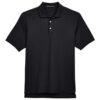 Men's Pima Piqué Polo - Black Devon & Jones D100 - Men's Pima Piqué Polo
