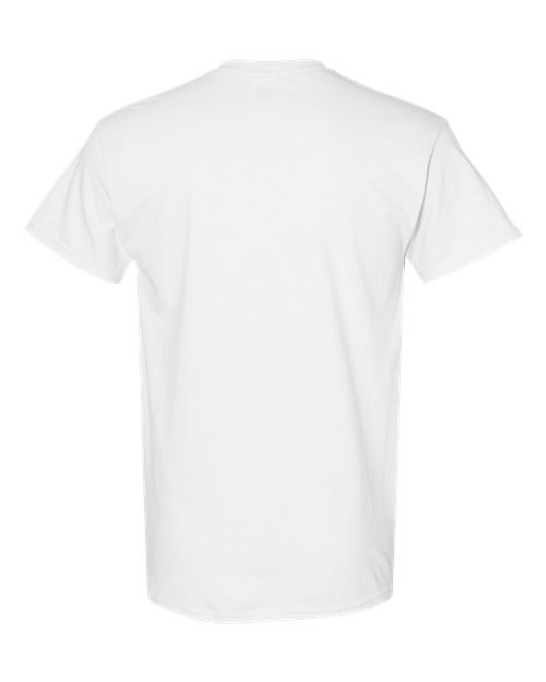 Unisex Heavy Cotton™ T-Shirt - White back Gildan 5000 - Unisex Heavy Cotton™ T-Shirt