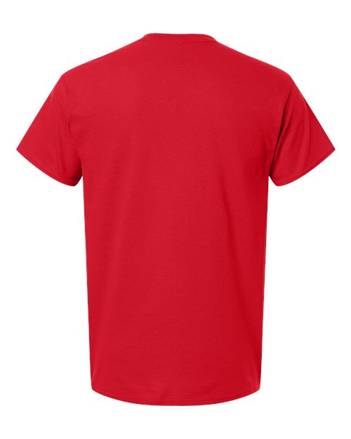 Unisex Heavy Cotton™ T-Shirt - Red back Gildan 5000 - Unisex Heavy Cotton™ T-Shirt