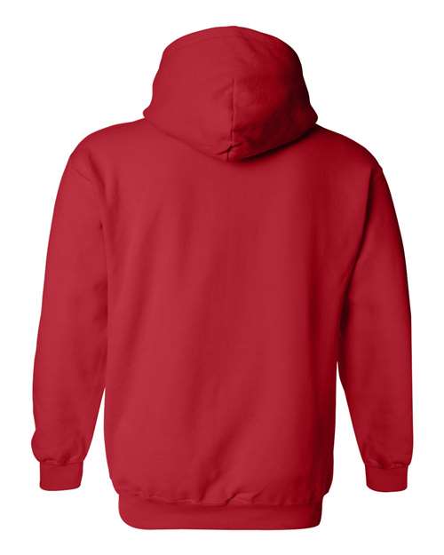 Unisex Heavy Blend™ Hooded Sweatshirt - Red back Gildan 18500 - Unisex Heavy Blend™ Hooded Sweatshirt