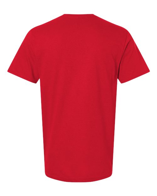 Unisex Softstyle® T-Shirt - Red back Gildan 64000 - Unisex Softstyle® T-Shirt