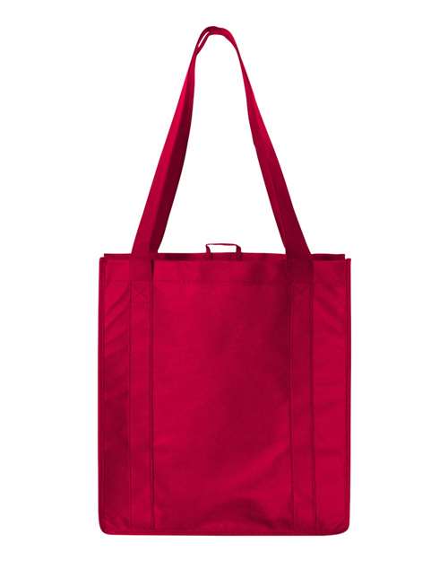 Non-Woven Reusable Shopping Bag - Red back Liberty Bags 3000 - Non-Woven Reusable Shopping Bag