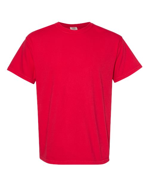 Unisex Garment-Dyed Heavyweight T-Shirt - Red Comfort Colors 1717 - Unisex Garment-Dyed Heavyweight T-Shirt