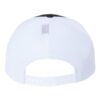 112+ R-Flex Adjustable Trucker Cap - Black/ White back Richardson 112PL - 112+ R-Flex Adjustable Trucker Cap